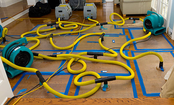 Professional Crawl Space Water Removal technician working in Lawrence, NY